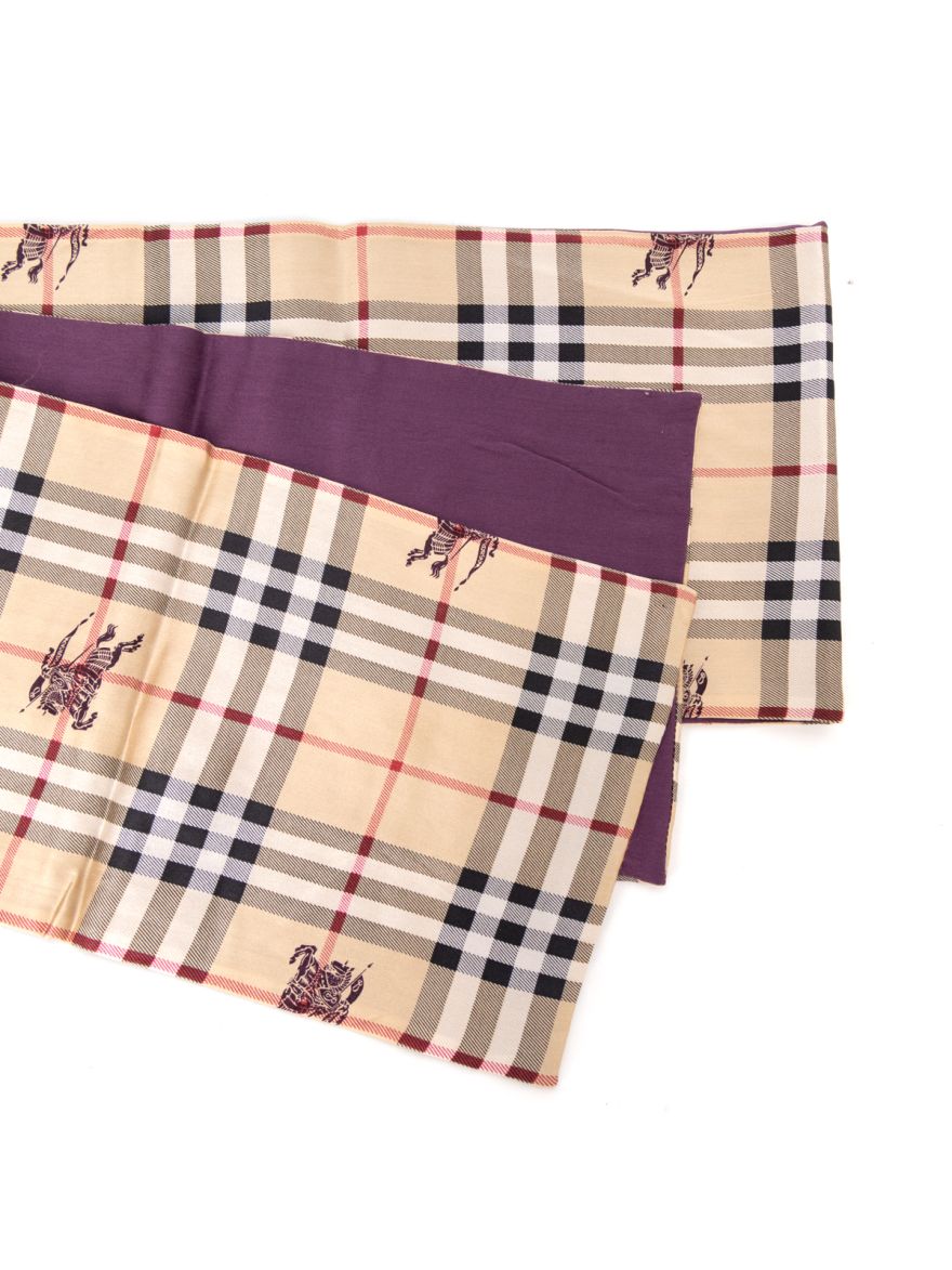 Check Nova Silk Scarf