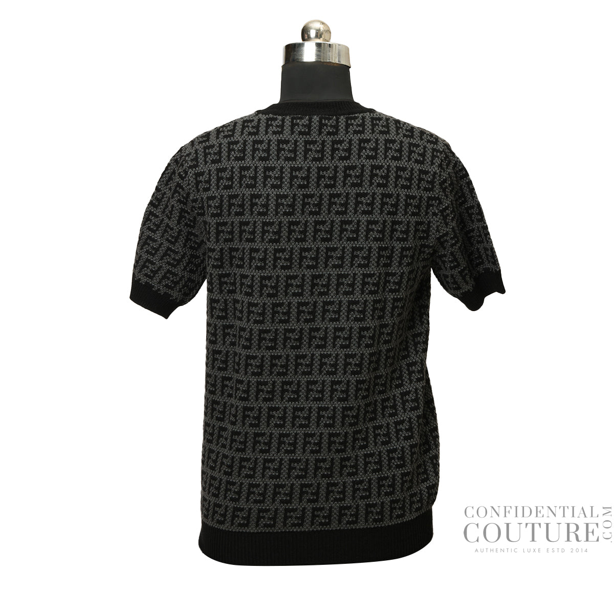 Pullove Black cotton FF Selleria pullover