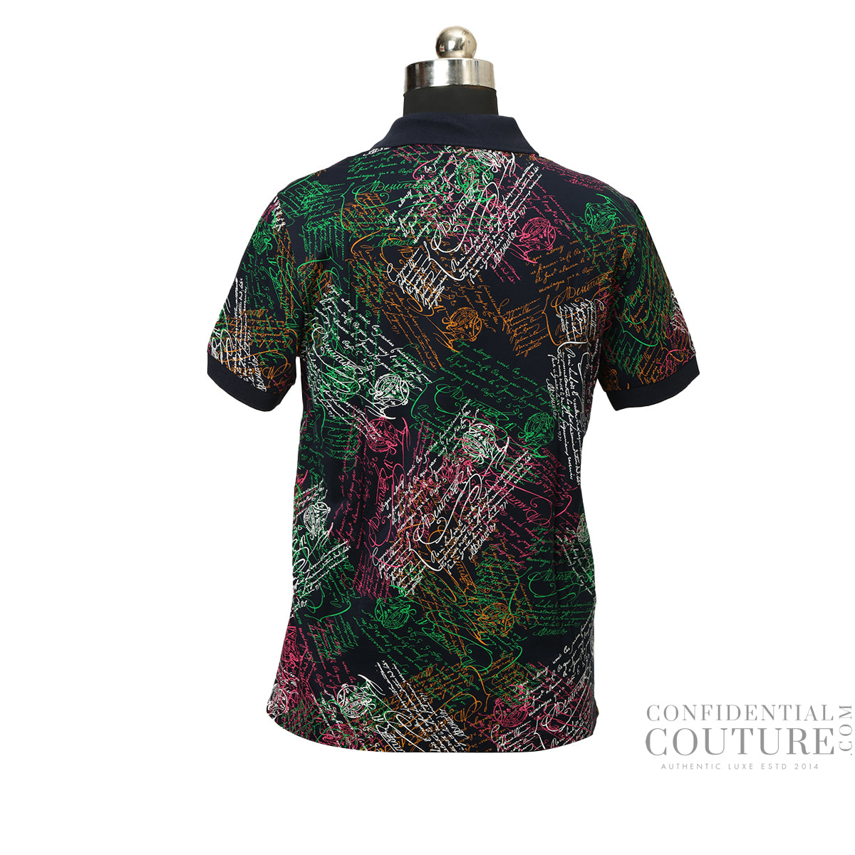 Scritto Cotton Piqué Polo Shirt Small