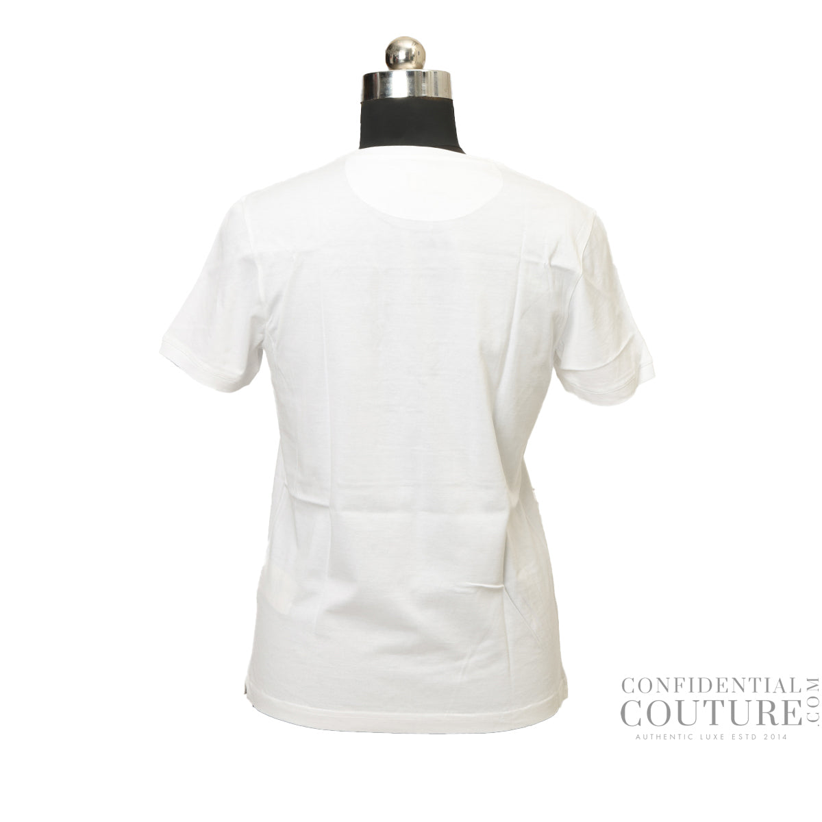 White 'FF' Patch T-Shirt Small