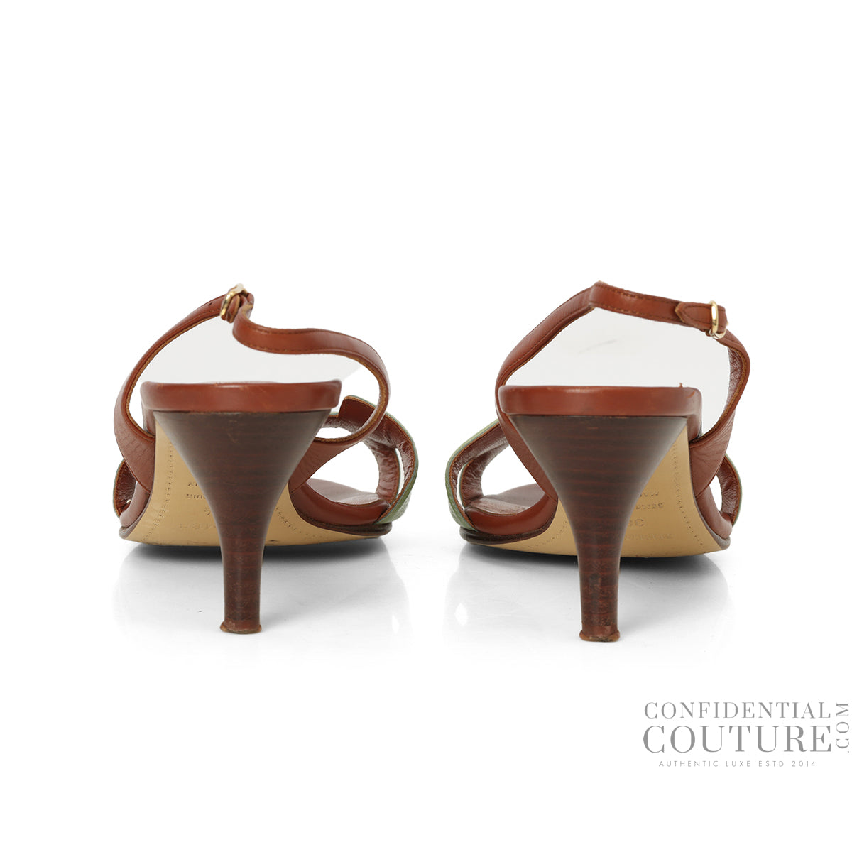 Green/Brown Joy 70 Sandals EU 38.5 | US 8 | UK 5-5.5