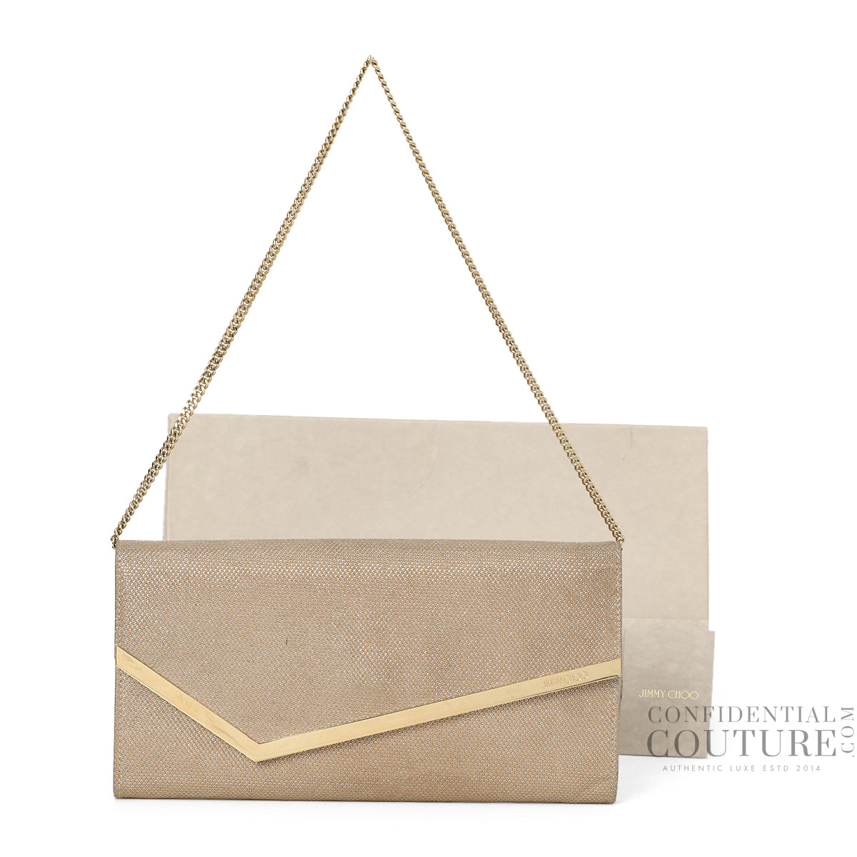 Champange Emmie Clutch