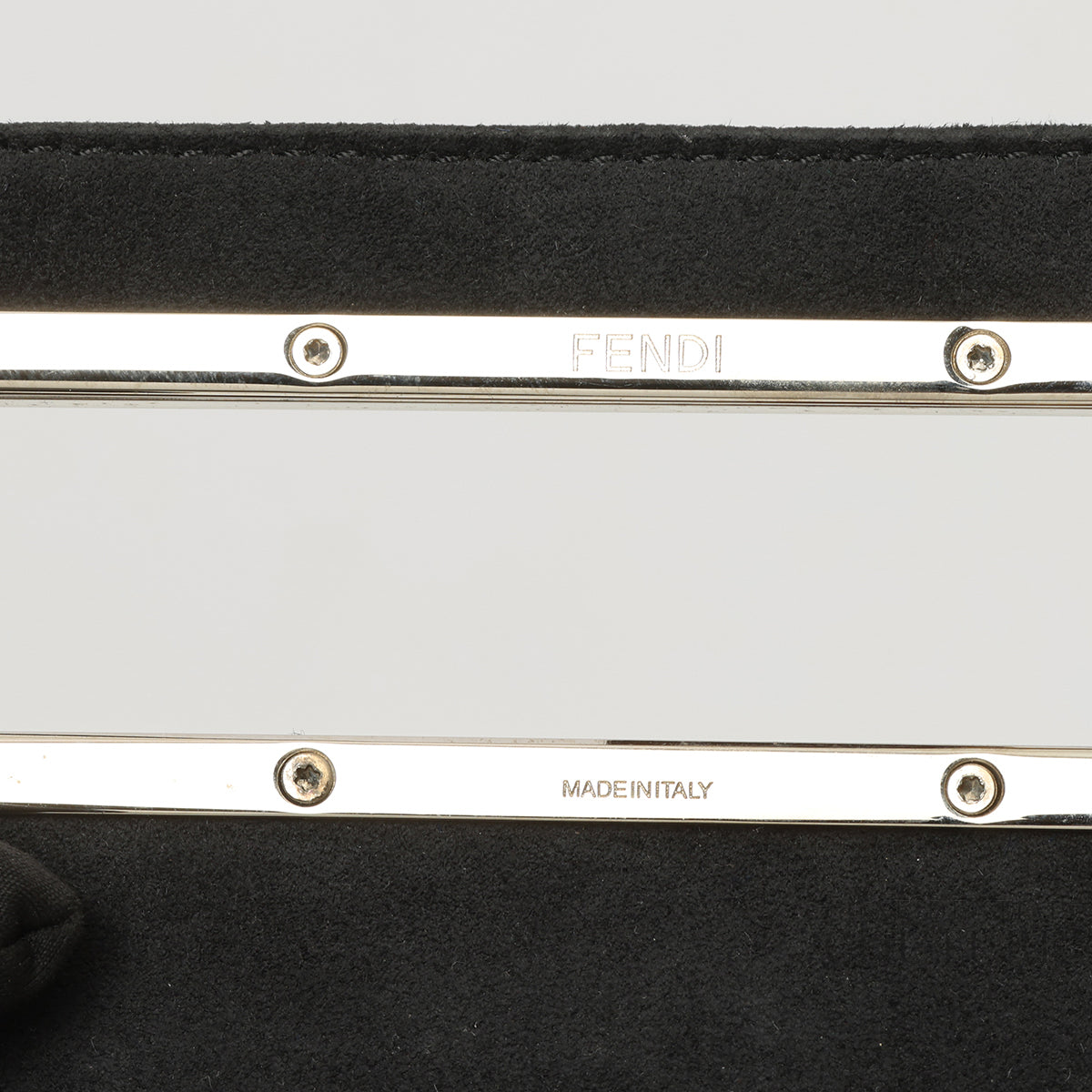 Tan Mini 3 Baguette Perspex Studded Bag