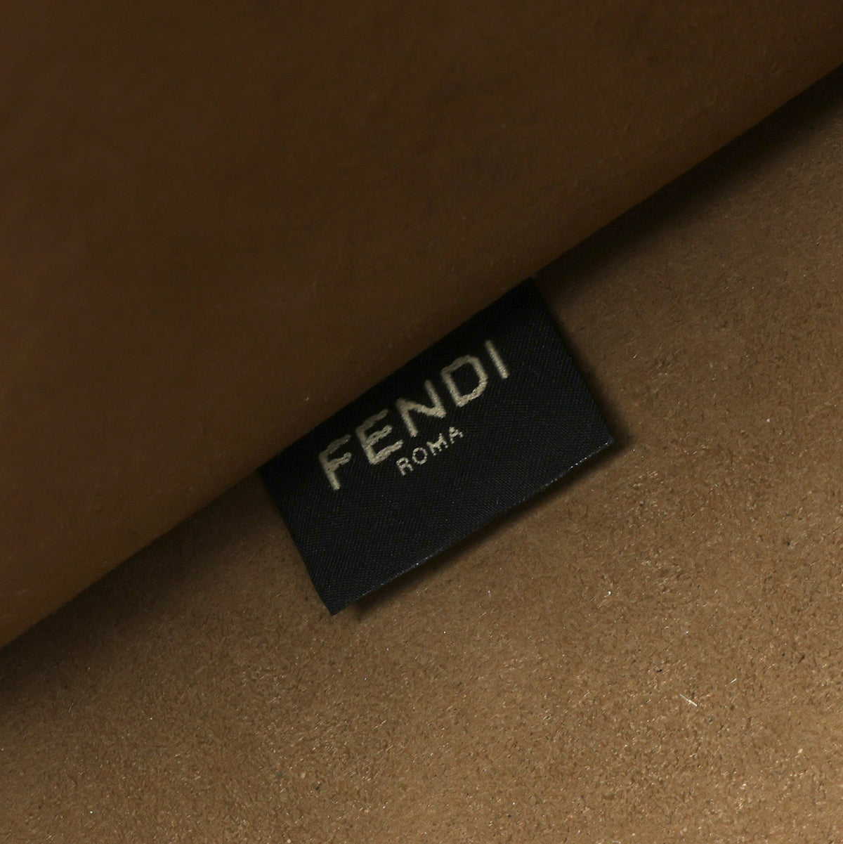 Sunshine Large Brown FF Jacquard Fabric Shopper