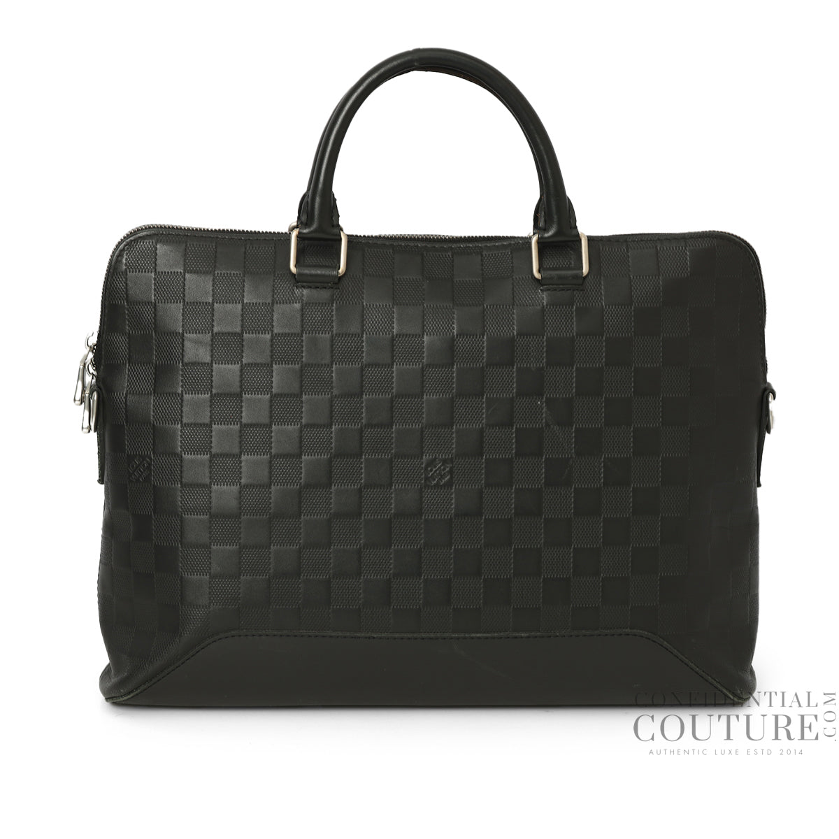 Black Avenue Soft Briefcase In Damier Infini Leather