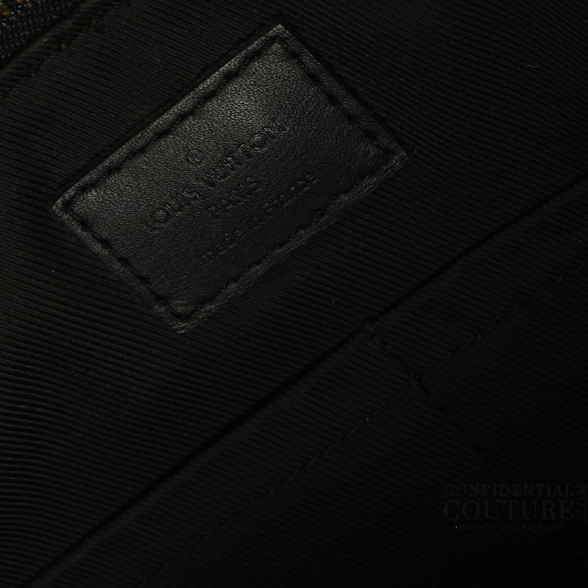 Black Avenue Soft Briefcase In Damier Infini Leather