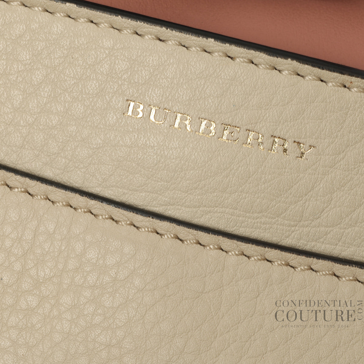 Limestone/Dusty Rose Tri-Color Leather Small Belt Bag