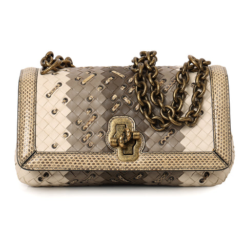 Multicolor Intrecciato Olimpia Knot Shoulder Bag One Size