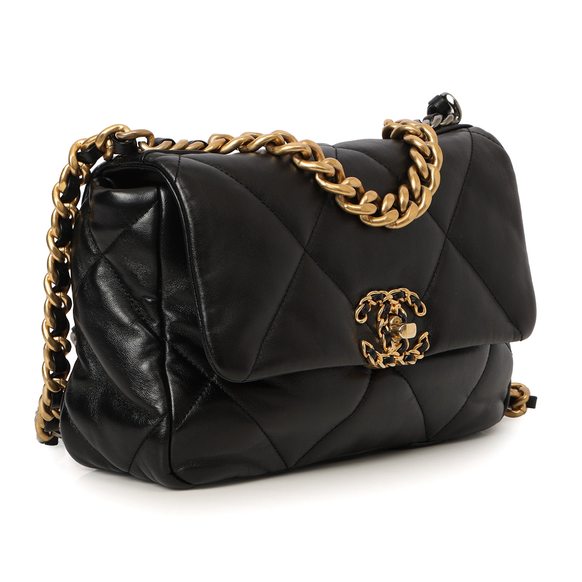 19 Medium Black Bag