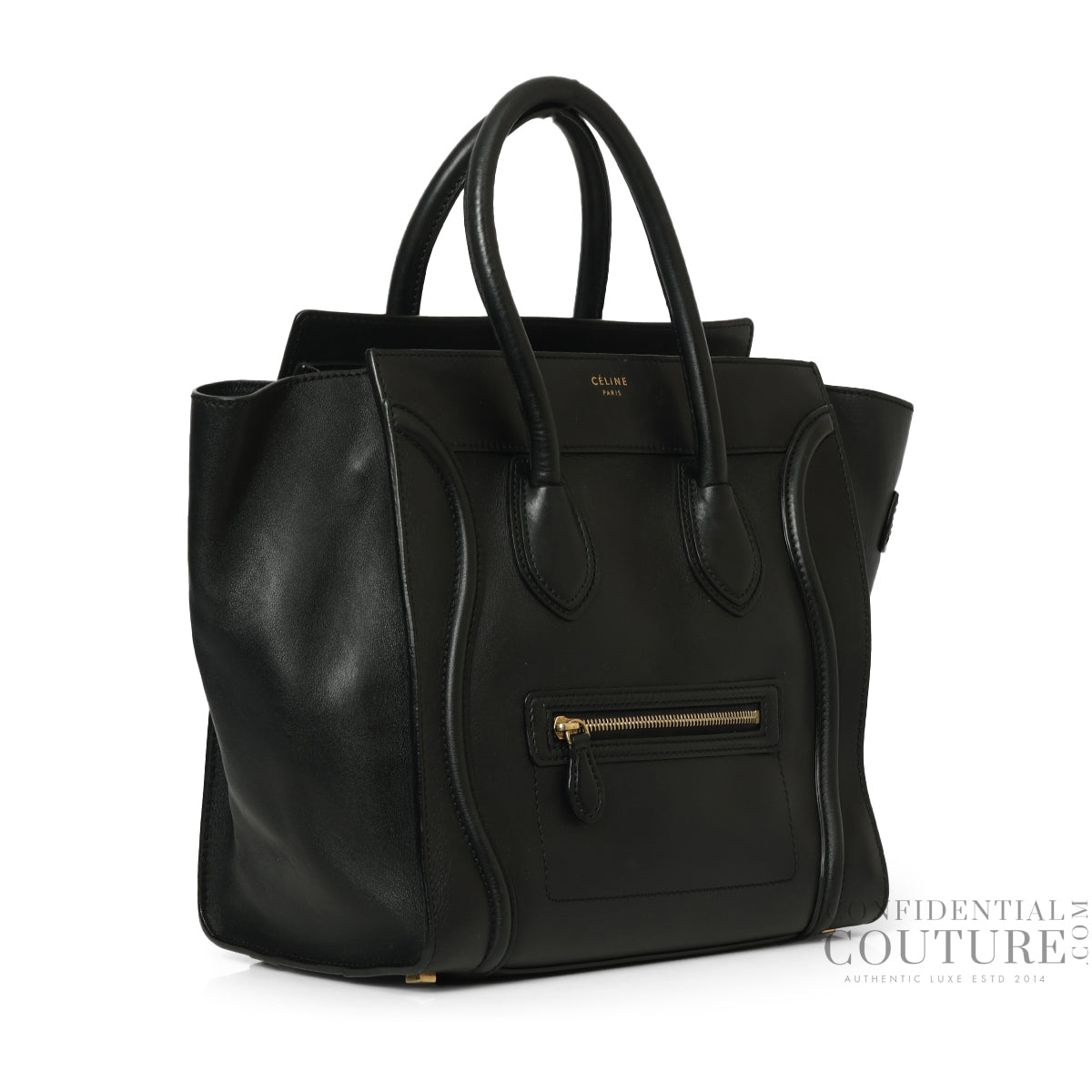 Black Mini Luggage Tote