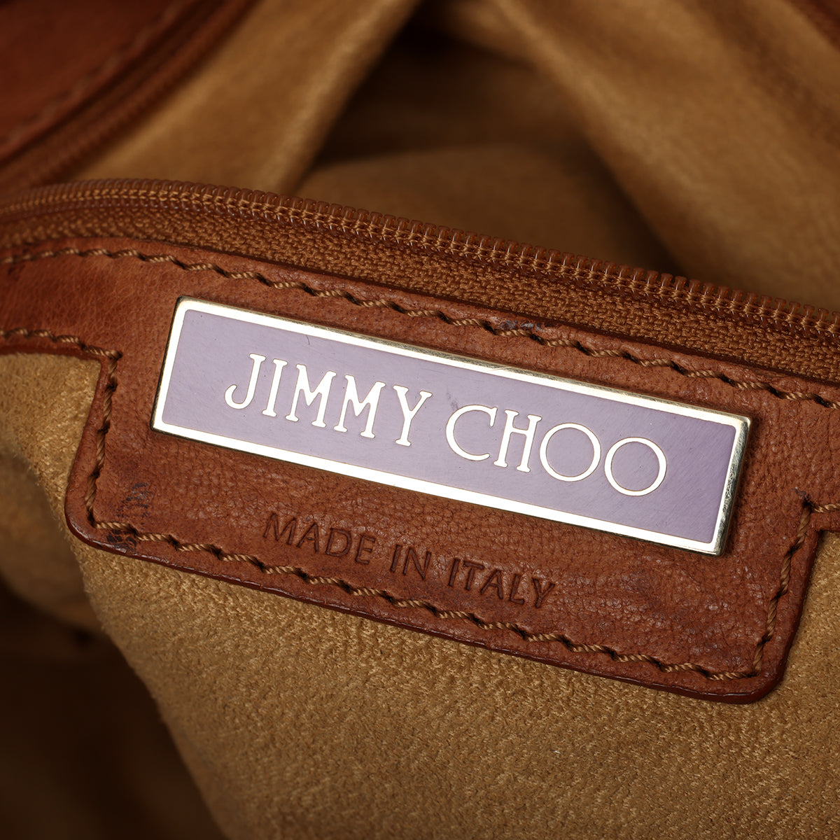 Brown Russ Leather Messenger Bag