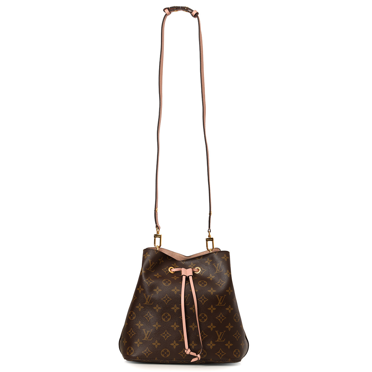 NeoNoe Monogram And Rose Poudre MM Bag