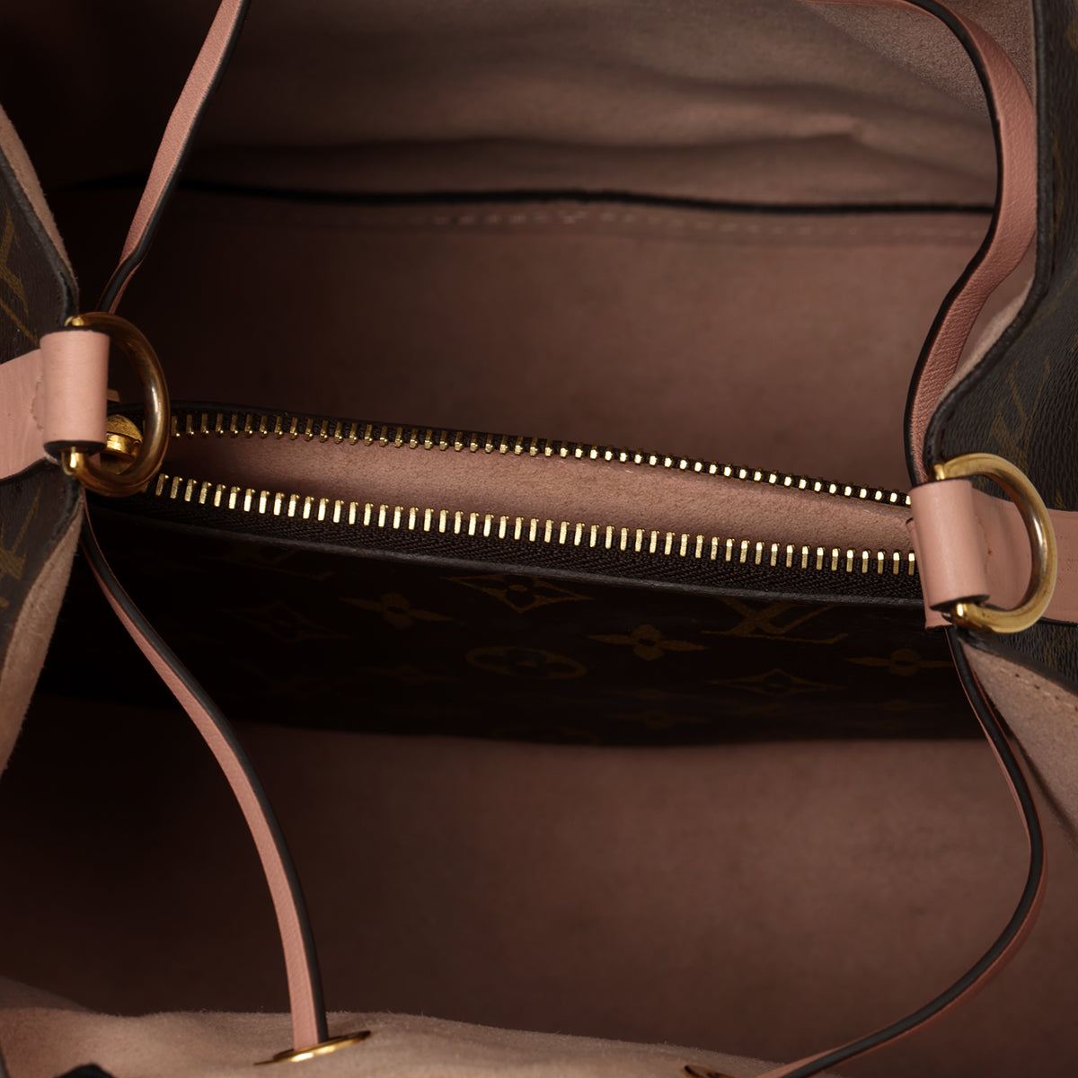 NeoNoe Monogram And Rose Poudre MM Bag