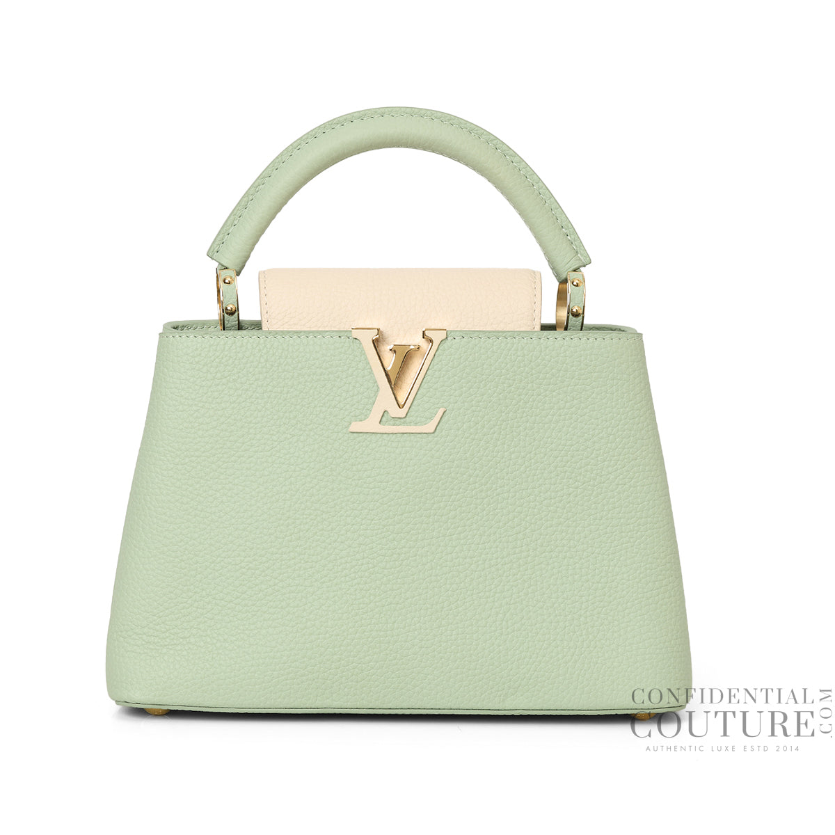 Capucines BB In Jade & Taupe Limited Edition