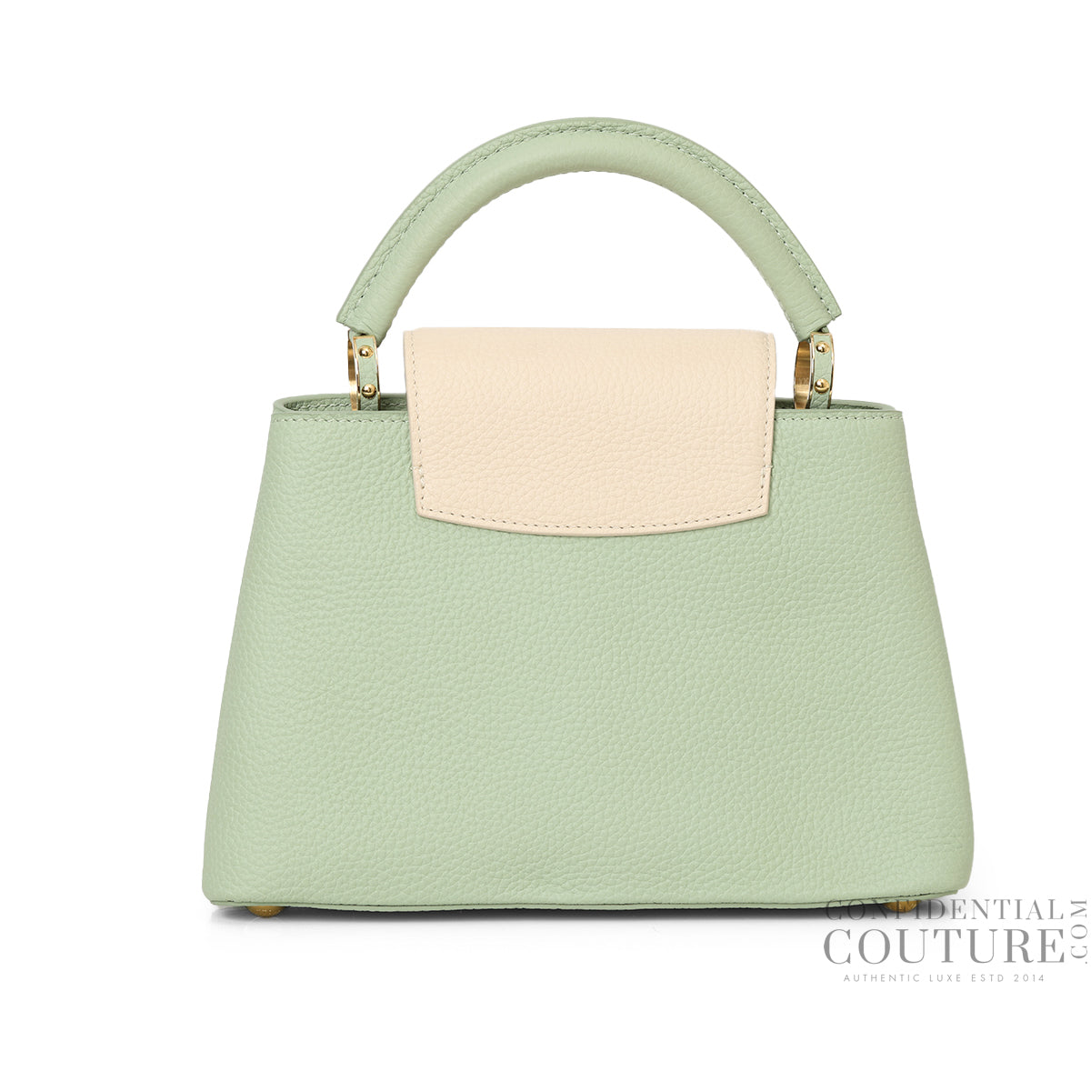 Capucines BB In Jade & Taupe Limited Edition