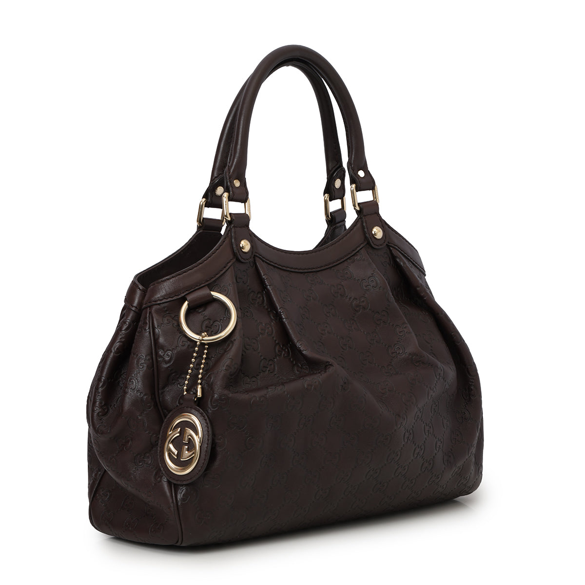 Brown Guccissima Leather Medium Sukey Tote