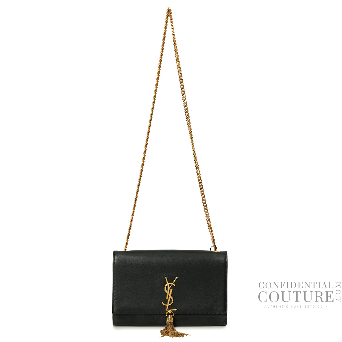 Kate Tassel Medium In Grain De Poudre Leather