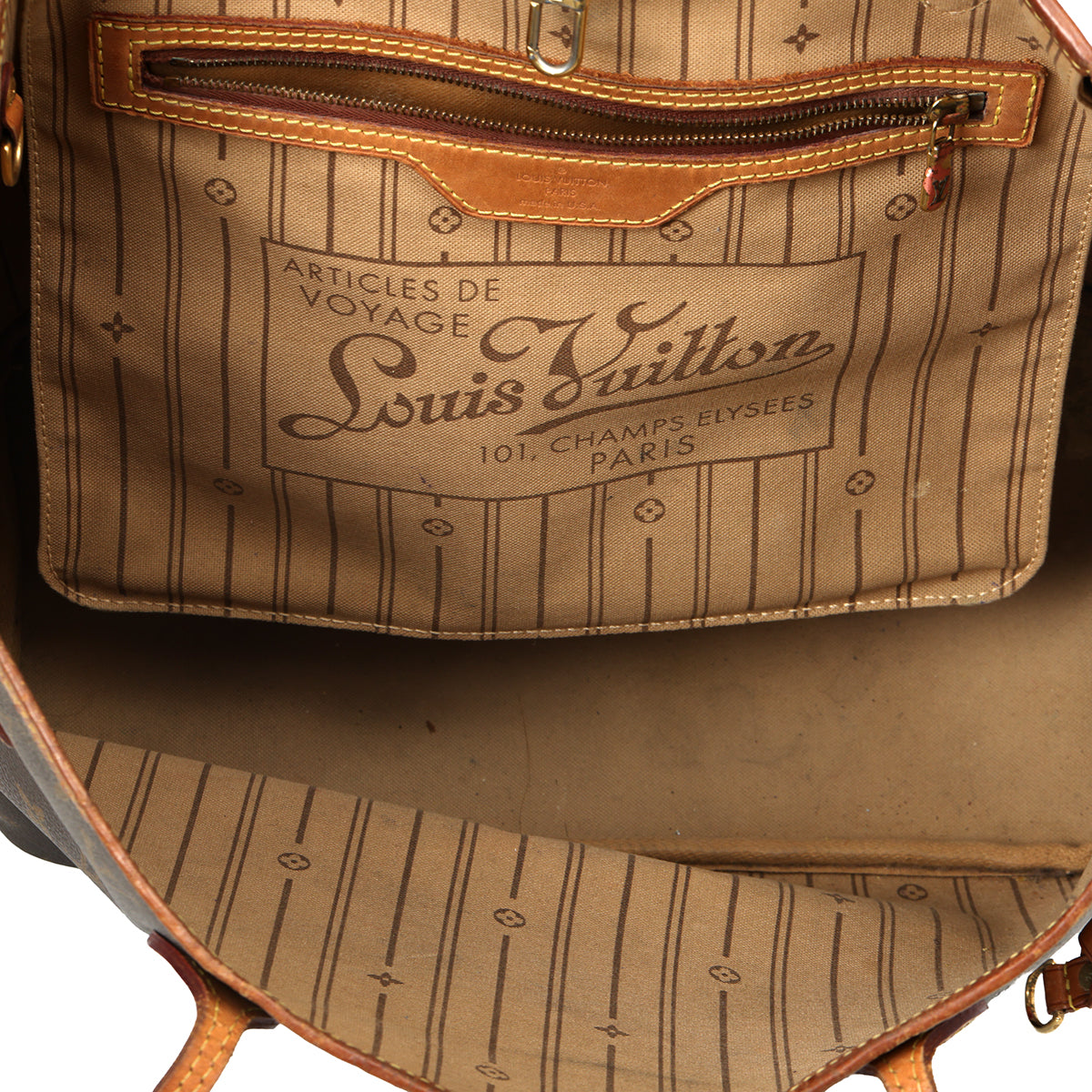 Brown Monogram Neverfull MM Bag