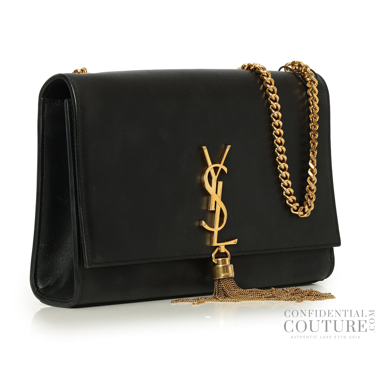 Kate Tassel Medium In Grain De Poudre Leather