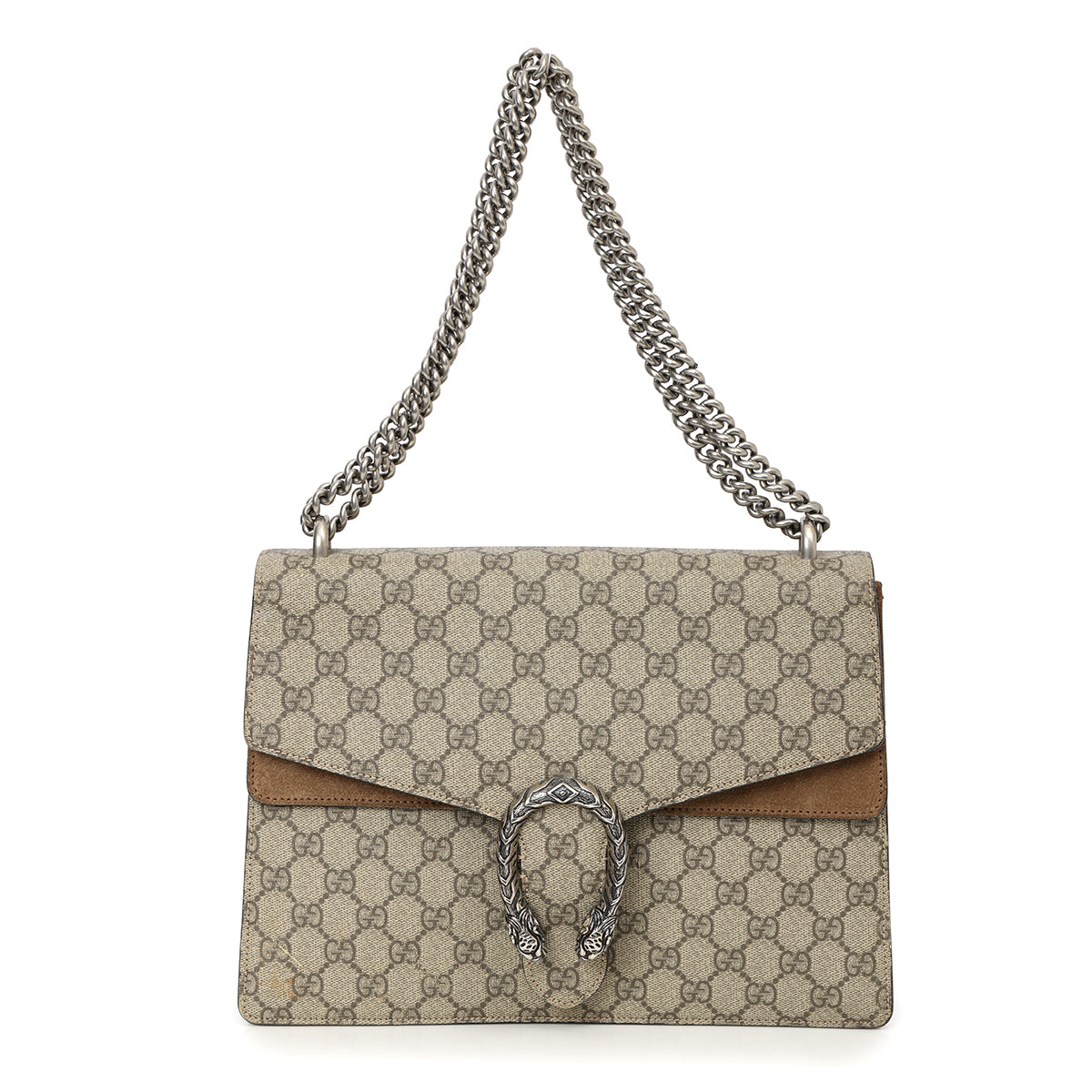 GG Supreme Coated Canvas Medium Dionysus Shoulder Bag