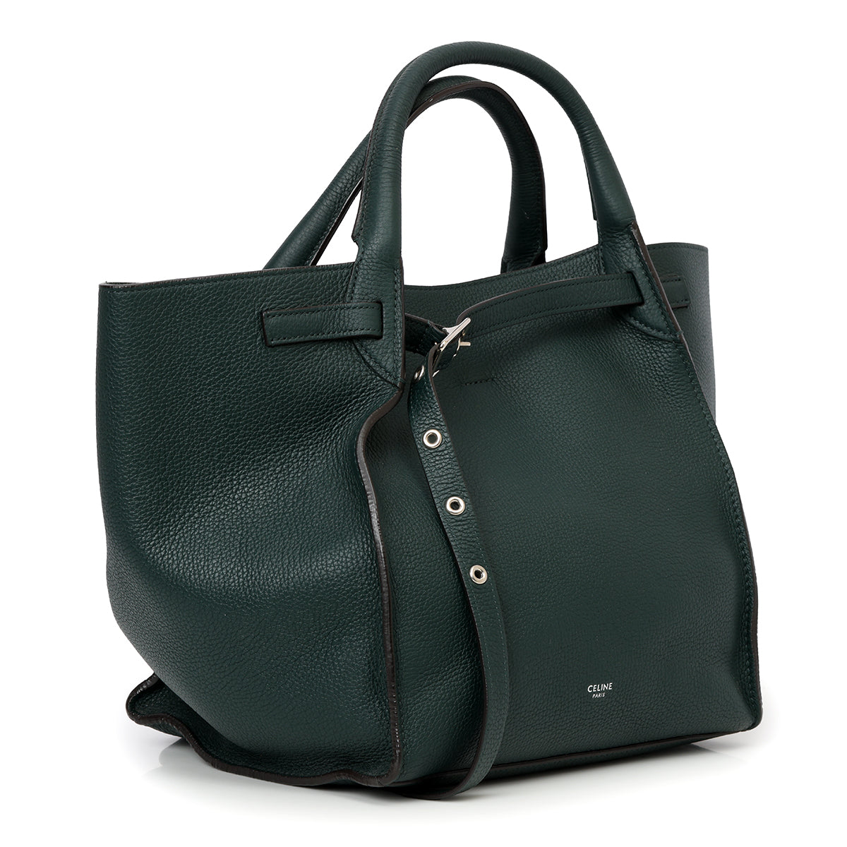 Leather Big Bag Small In Grained Calfskin