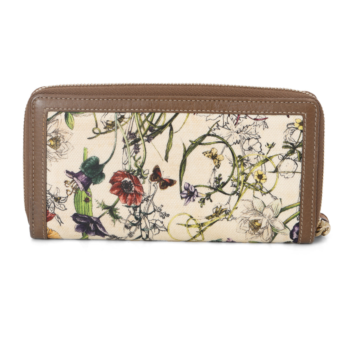 Flora Bamboo Continental Zip Around Wallet
