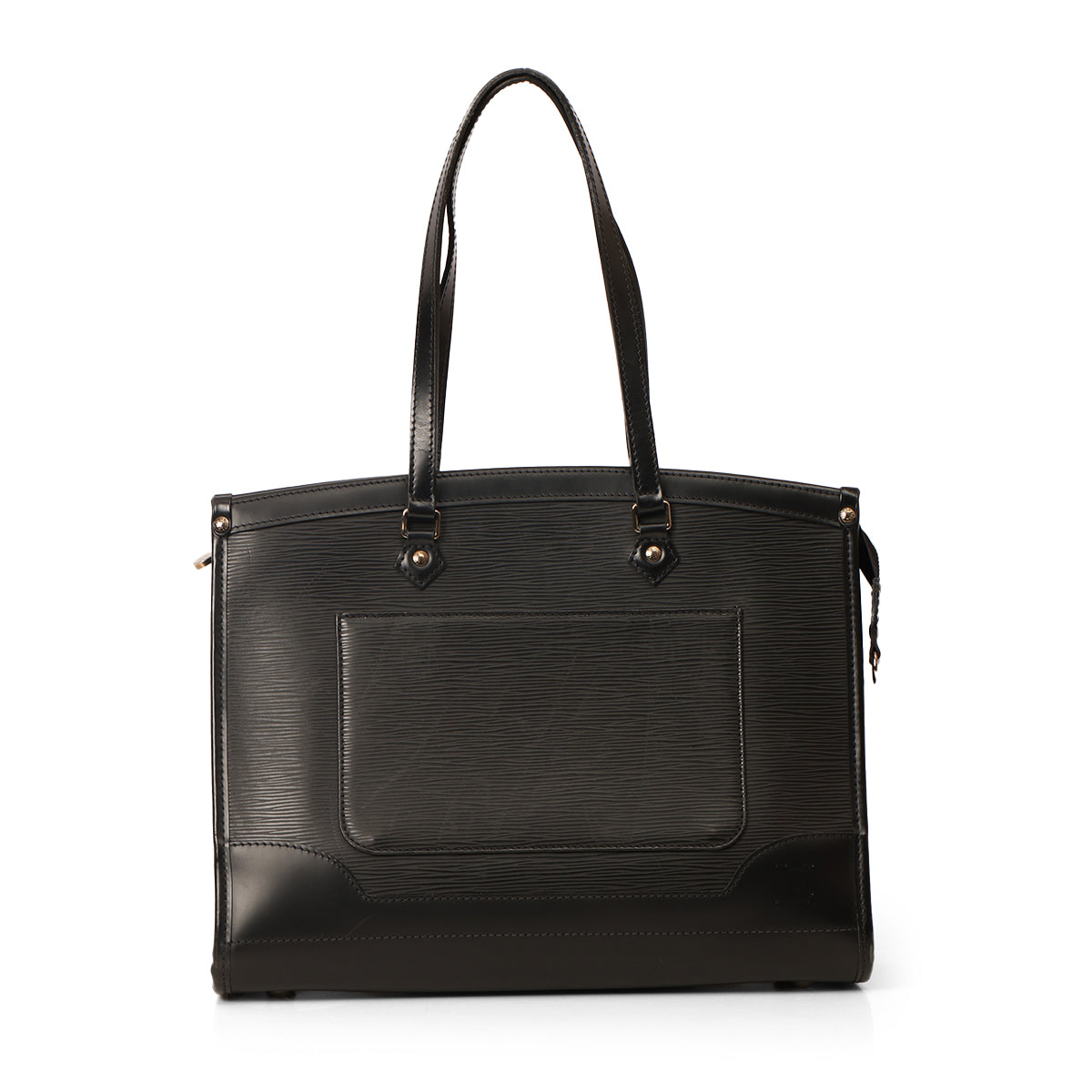 Black Epi Leather Madeleine GM Bag