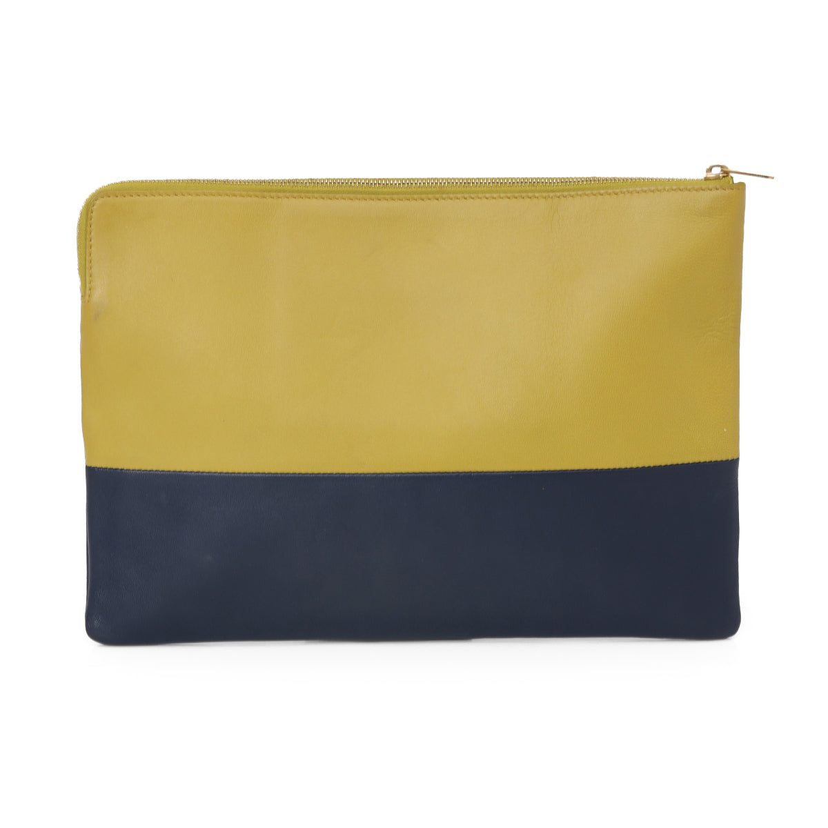 Bi-Colour Leather Solo Clutch (one size)