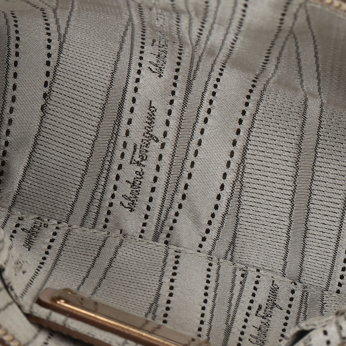 Pink Saffiano Leather Gancini Shoulder Bag