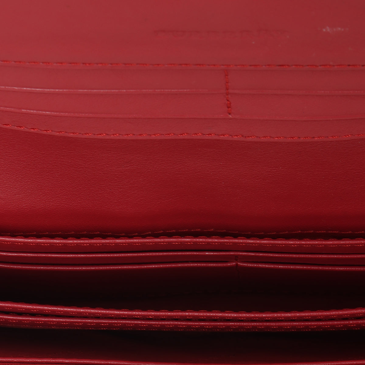 Red Patent Leather House Check Continental Flap Wallet