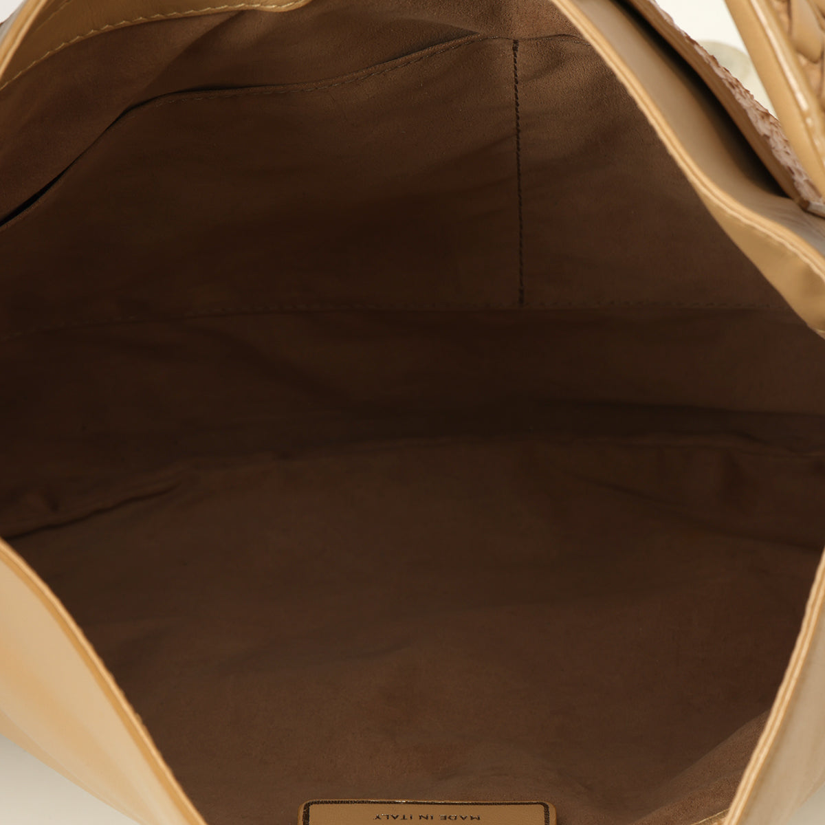 Nude Python Braided Hobo Bag