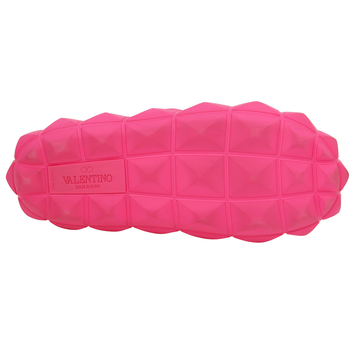 Roman Stud Turtle Pink Slides in Rubber EU 39