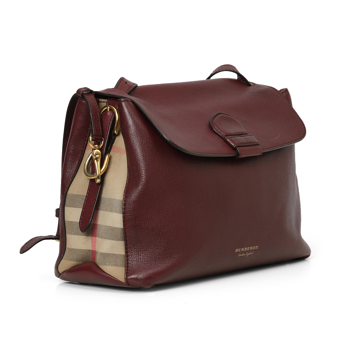 Medium Wine House Check Camberley Tote