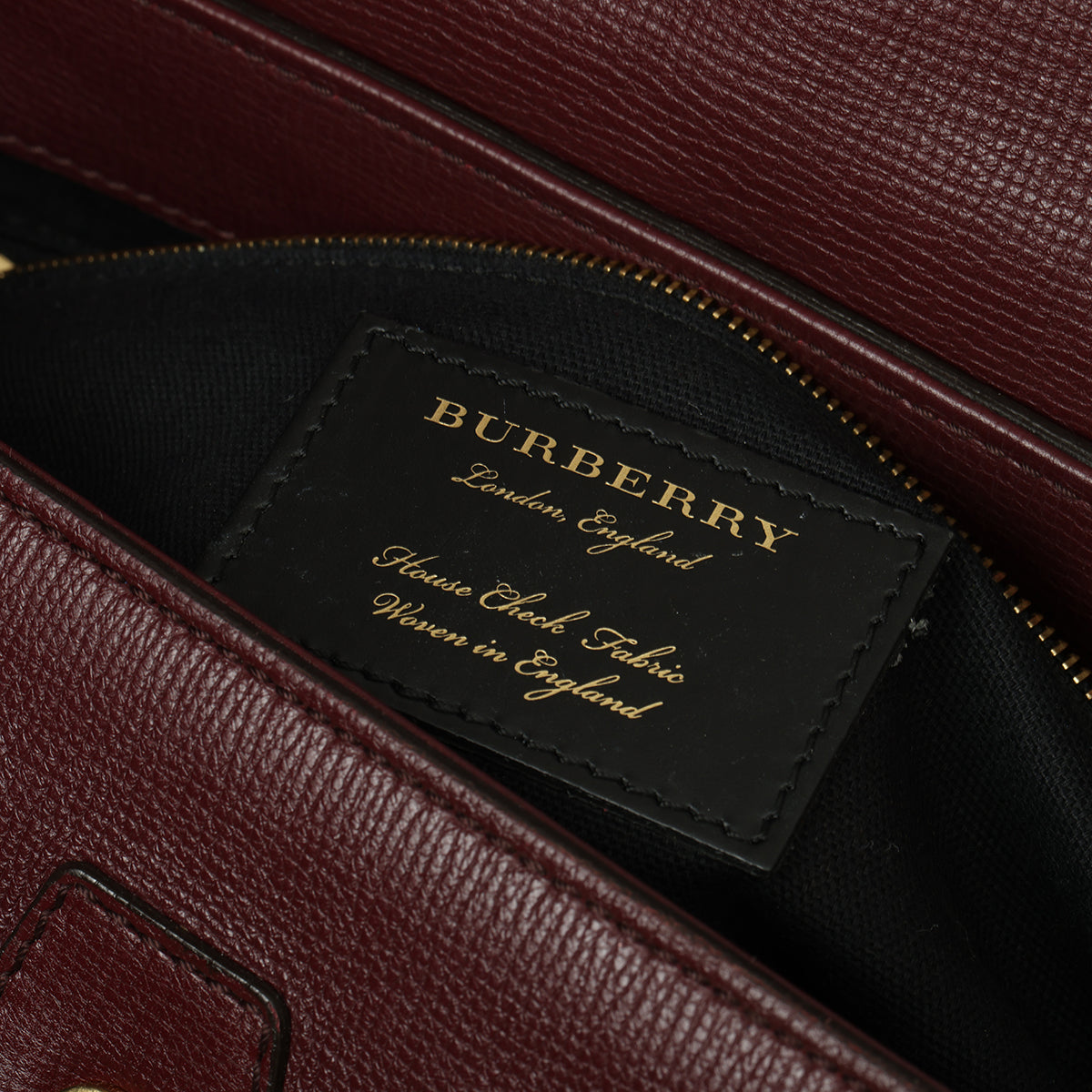 Medium Wine House Check Camberley Tote