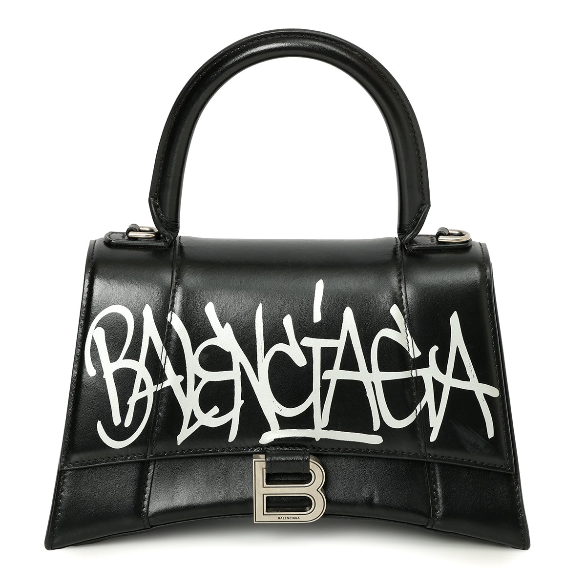 Graffiti Hourglass Small Top Handle Bag