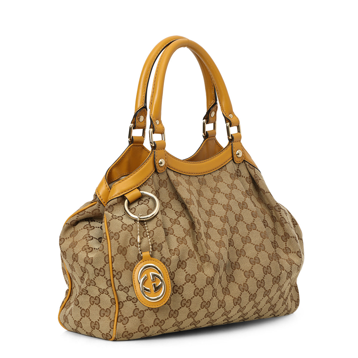 GG Canvas Small D-Ring Bag