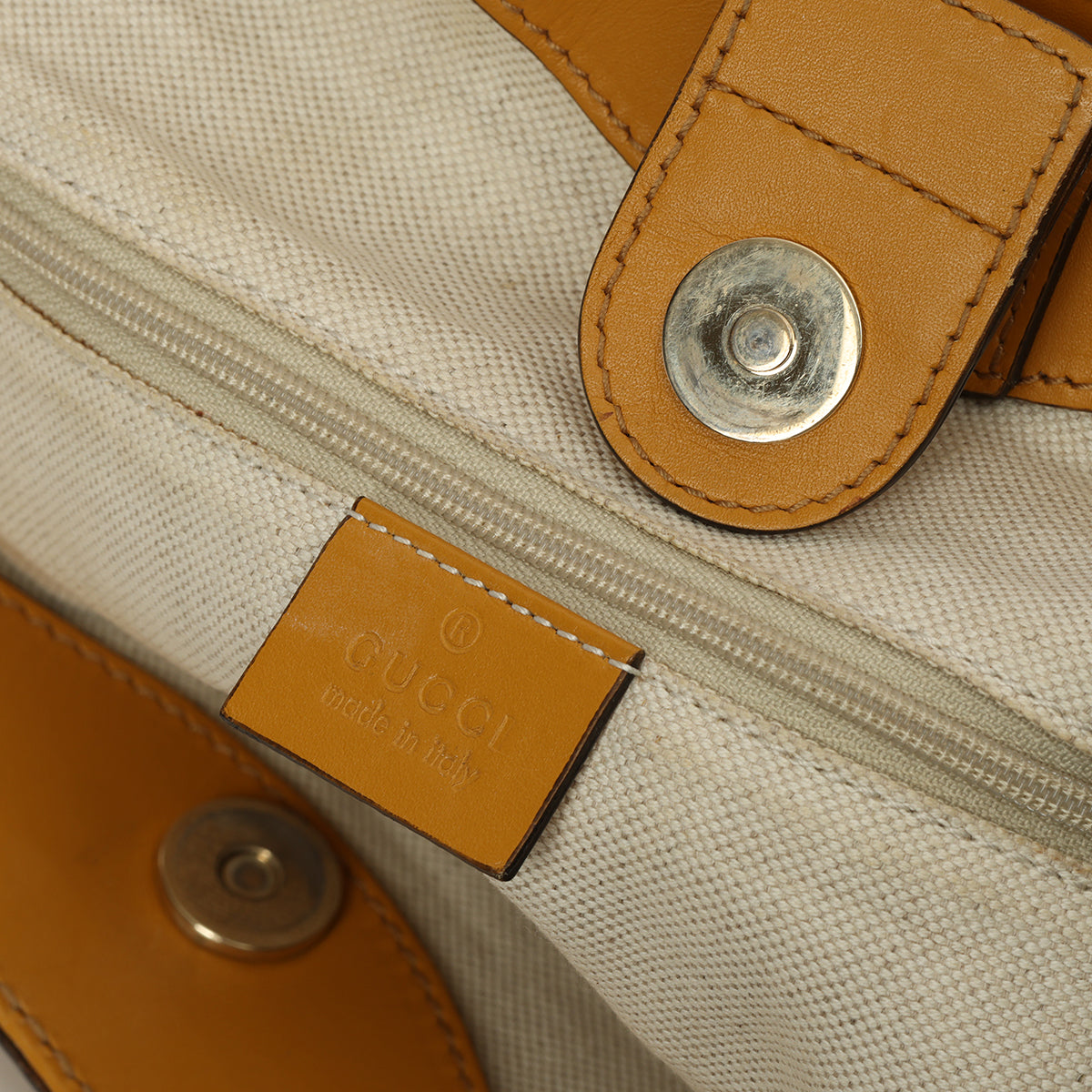 GG Canvas Small D-Ring Bag