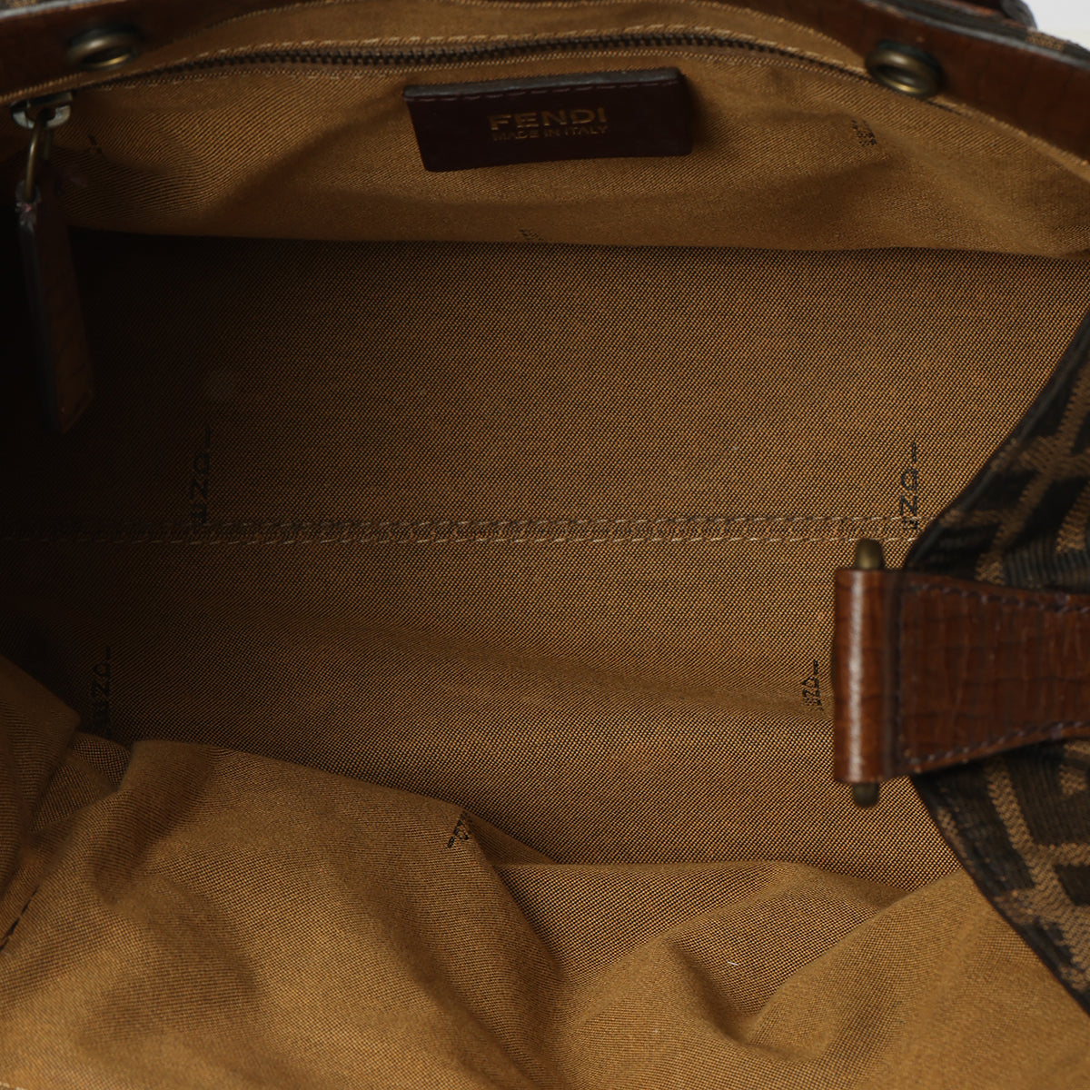 Brown Zucca FF De Jour Bag