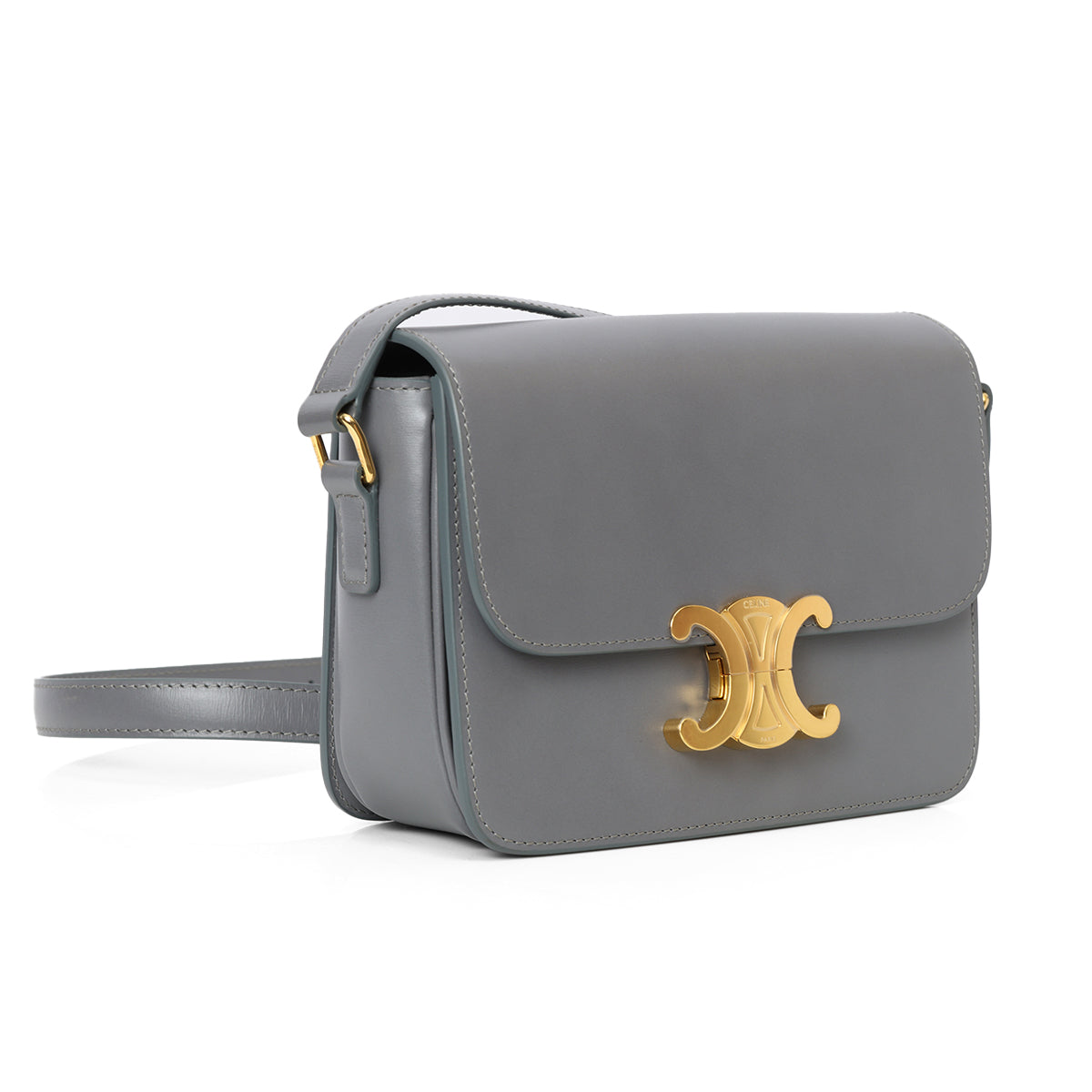 Teen Trionphe Bag In Triomphe Canvas And Calfskin