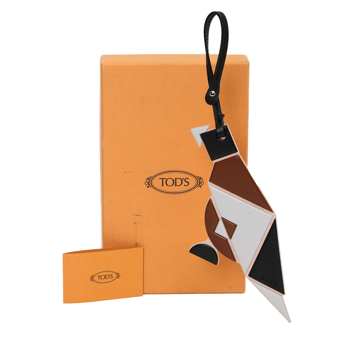 Multicolor Leather Bird Charm