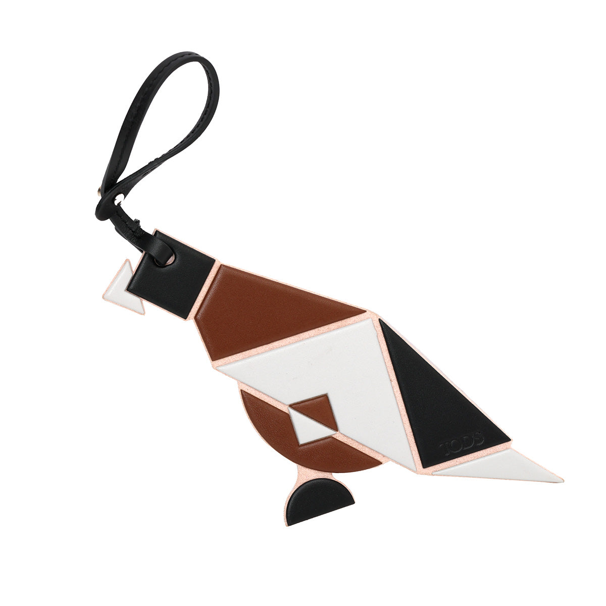 Multicolor Leather Bird Charm
