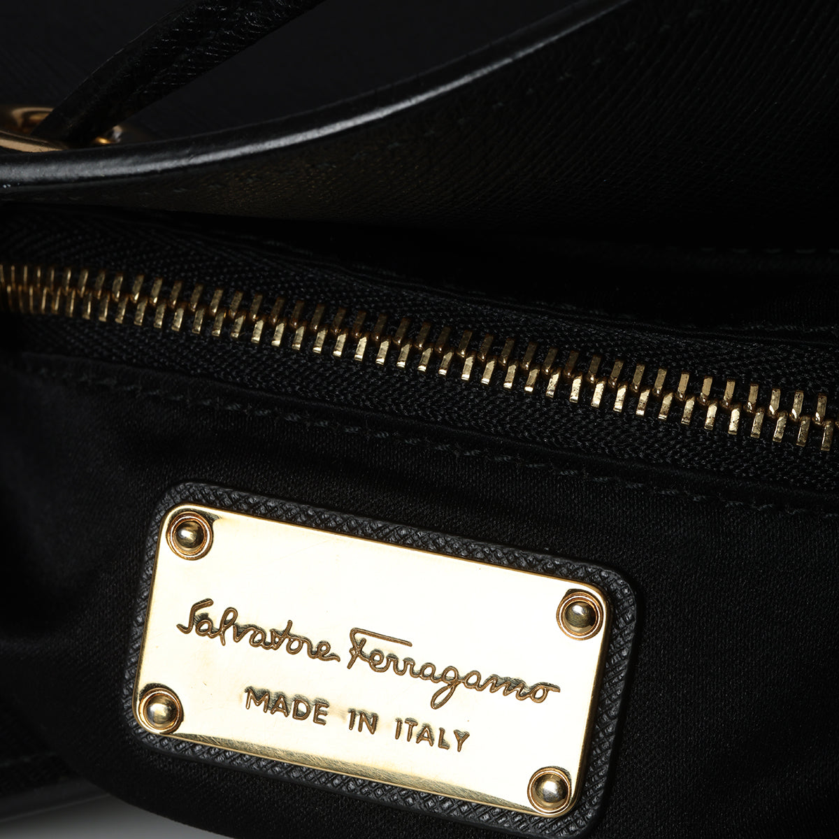 Black Braided Bucket Top Handle Bag