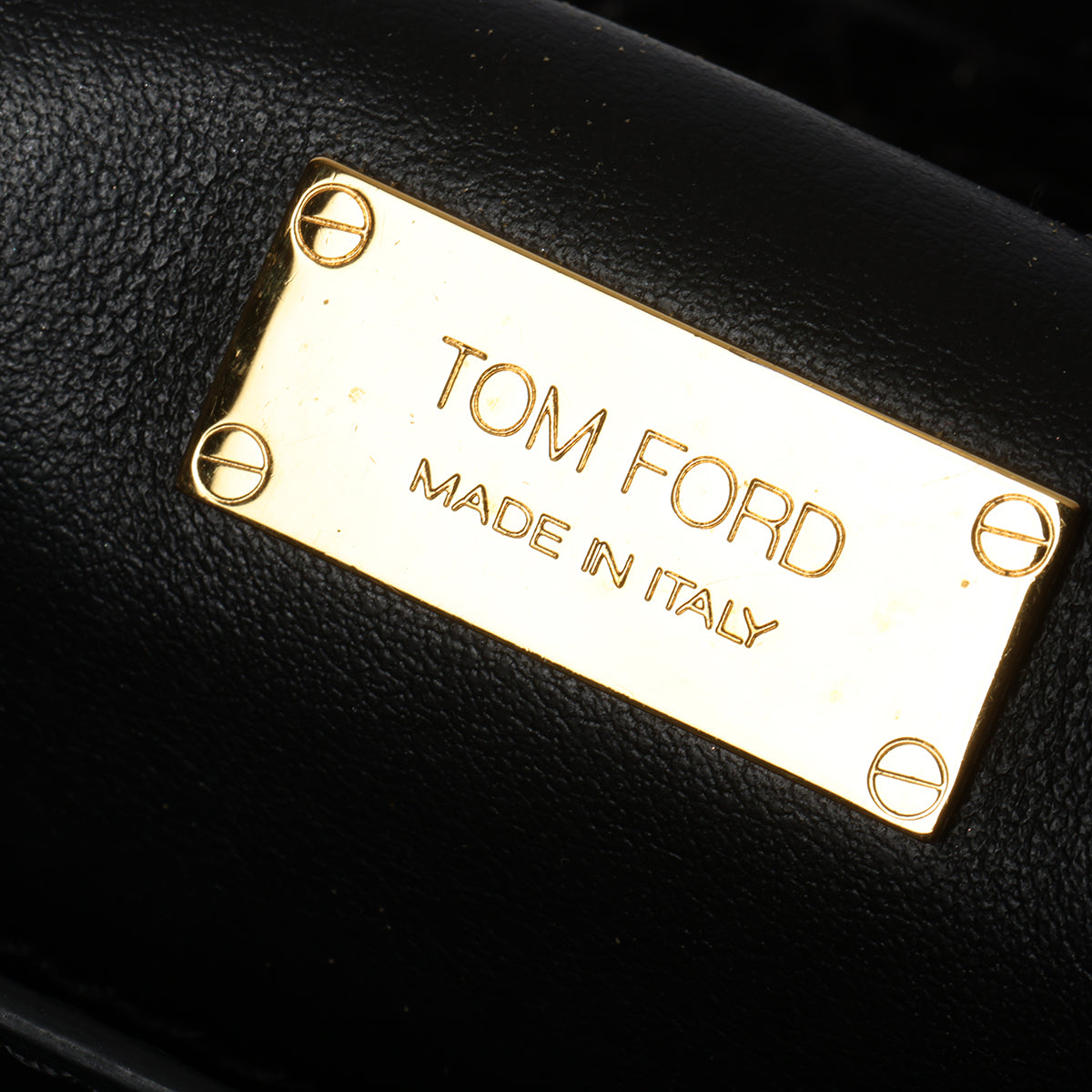 Natalia Black Python Shoulder Bag