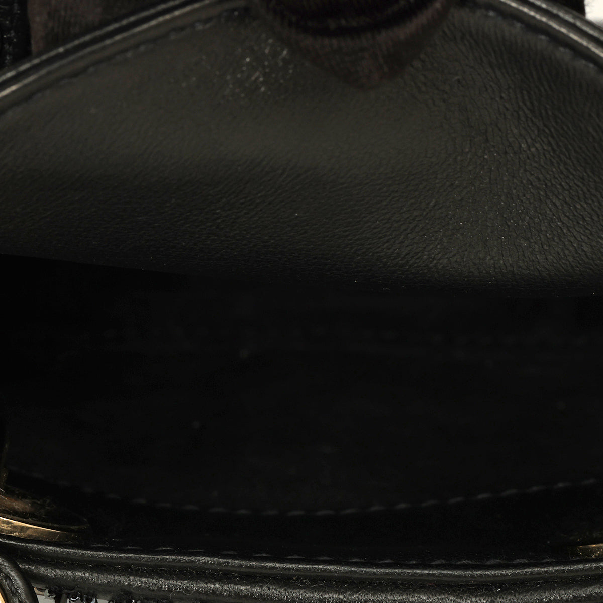 Micro Black Beaded Lady Dior