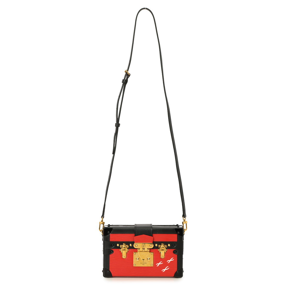 Petite Malle Epi Red Box Clutch