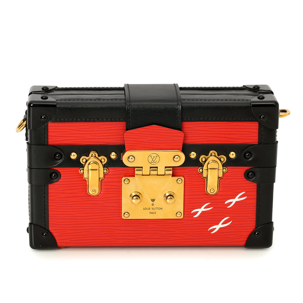 Petite Malle Epi Red Box Clutch