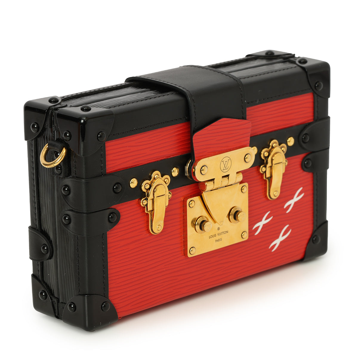 Petite Malle Epi Red Box Clutch