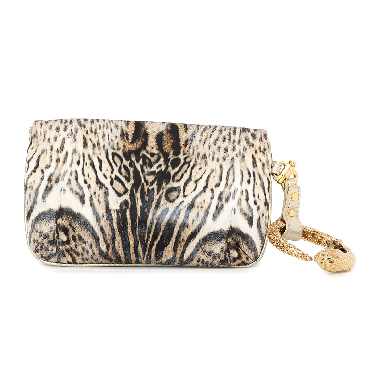 Leopard Print Wristlet