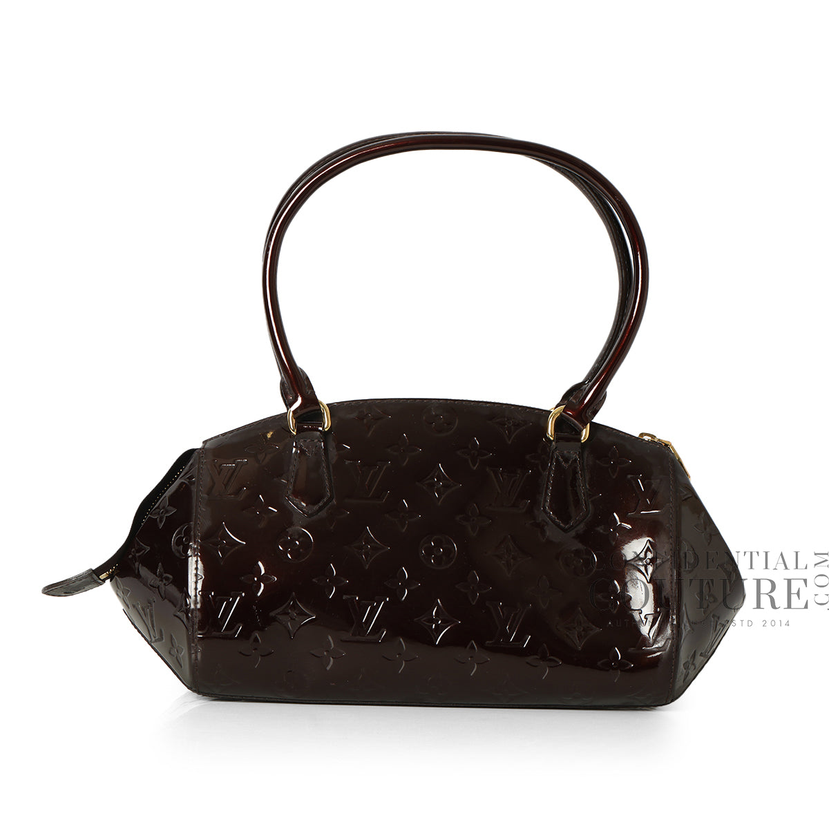 Amarante Monogram Vernis Sherwood PM Bag