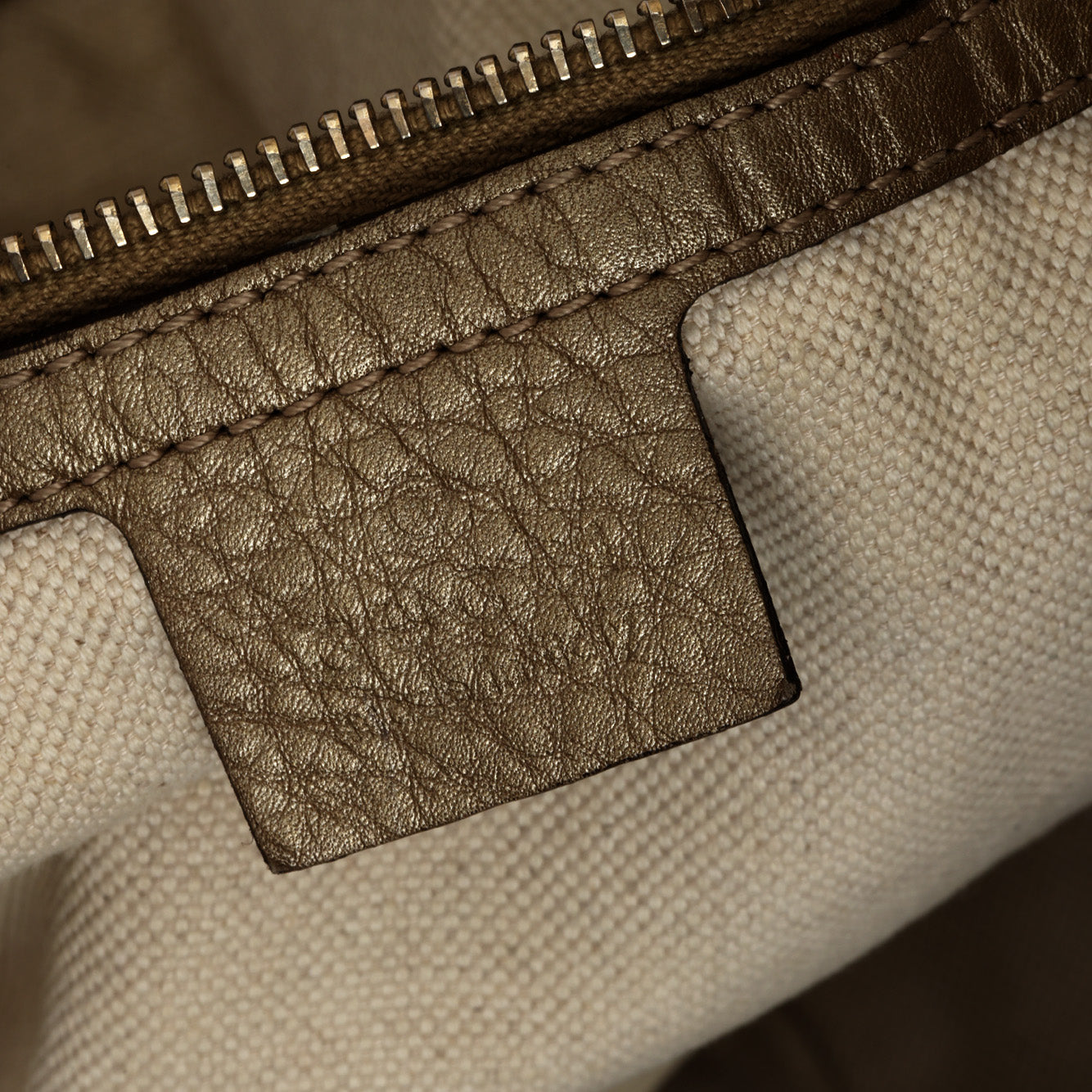 Beige/Brown GG Canvas Medium Bella Hobo Bag